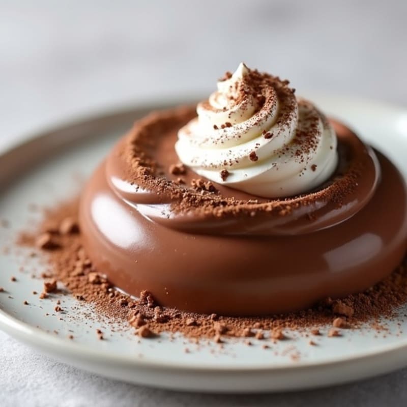 Silky Chocolate Protein Pudding with Greek Yogurt