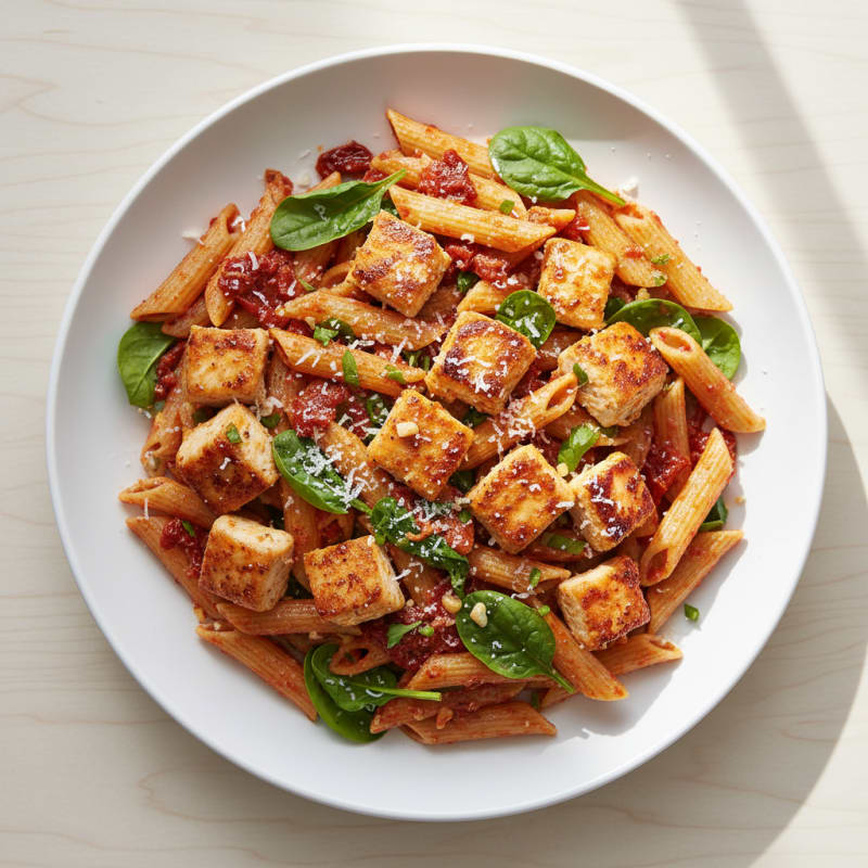 Sun-Dried Tomato Pesto Chicken Penne