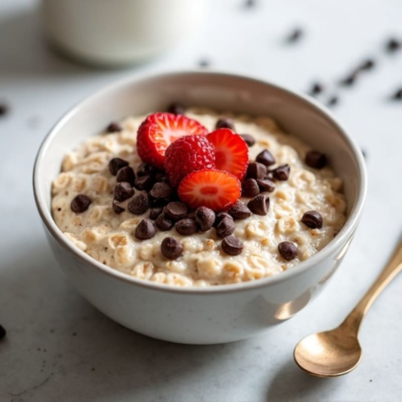 Protein-Packed Chocolate Chip Overnight Oats