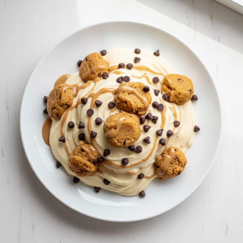 Plant-Based Cookie Dough Protein Creami