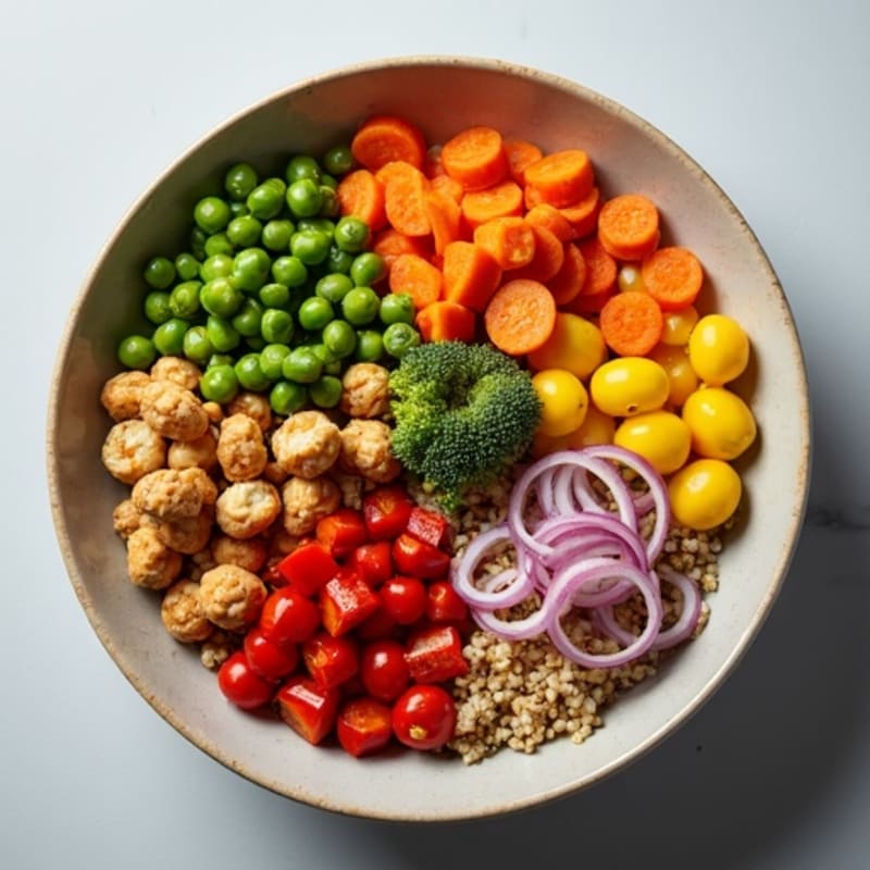 Roasted Rainbow Vegetable Buddha Bowl