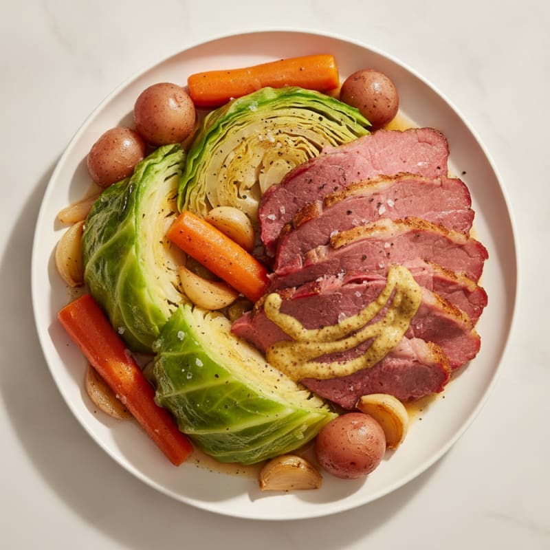 Corned Beef and Cabbage Dinner