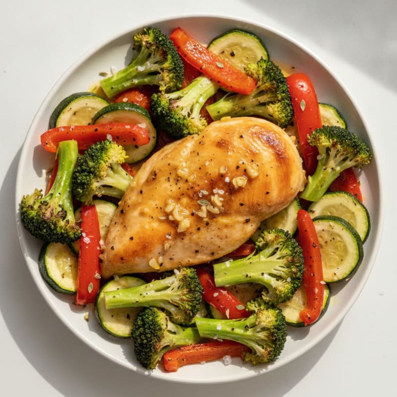 Lemon Herb Chicken with Roasted Vegetables