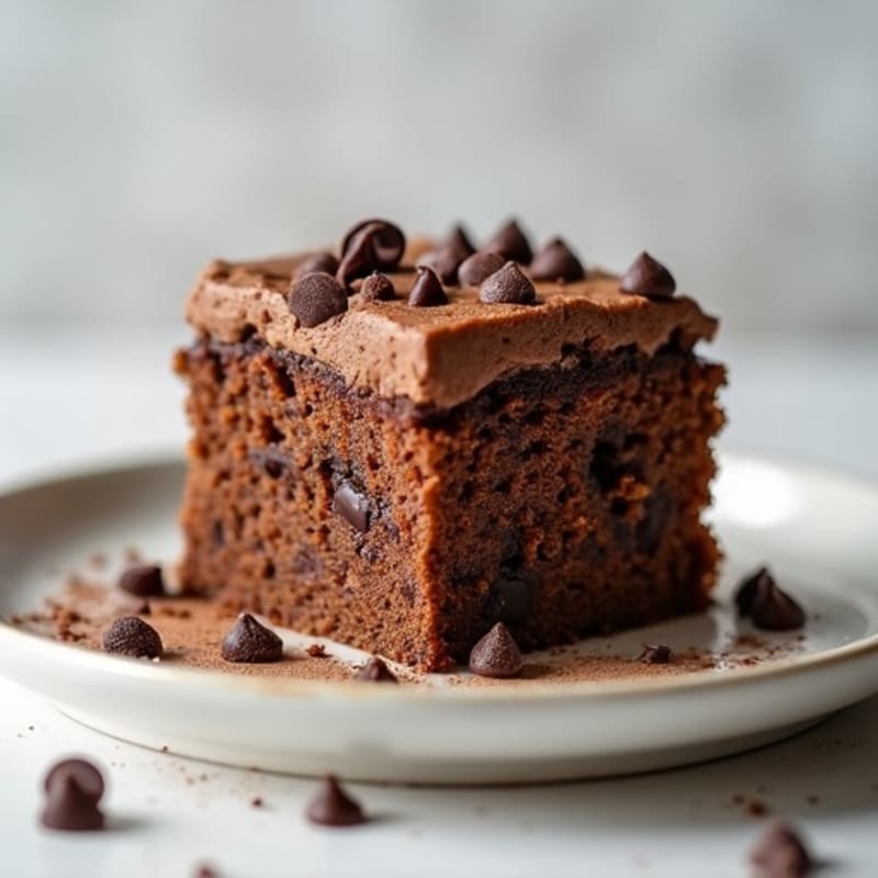 Soft-Baked Chocolate Chip Protein Breakfast Cake