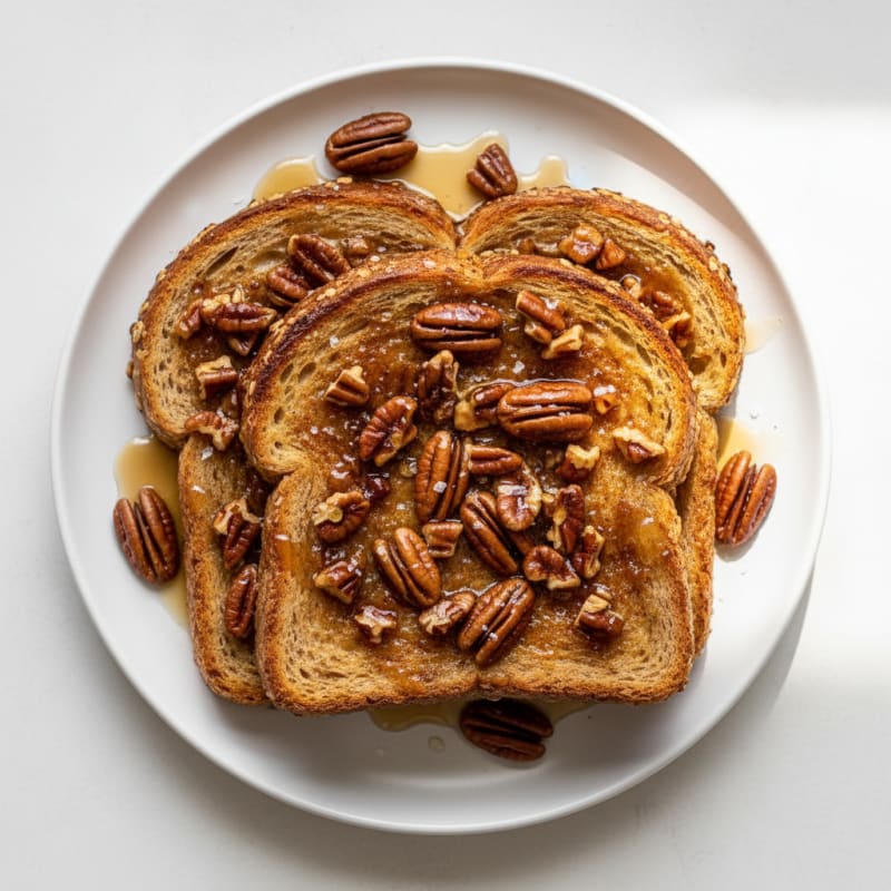 Maple Pecan Baked French Toast