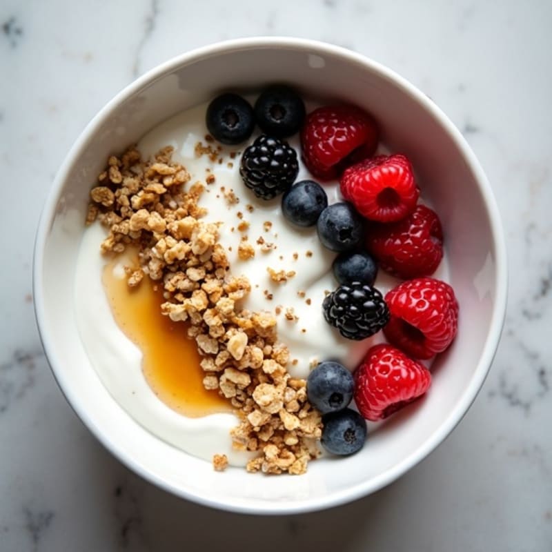 Silky Greek Yogurt Bowl with Hemp Seeds and Almond Butter