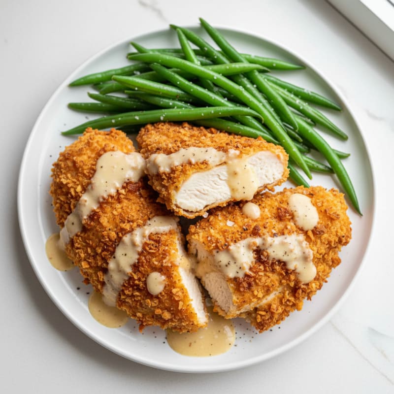 Crispy Buttermilk Fried Chicken Feast
