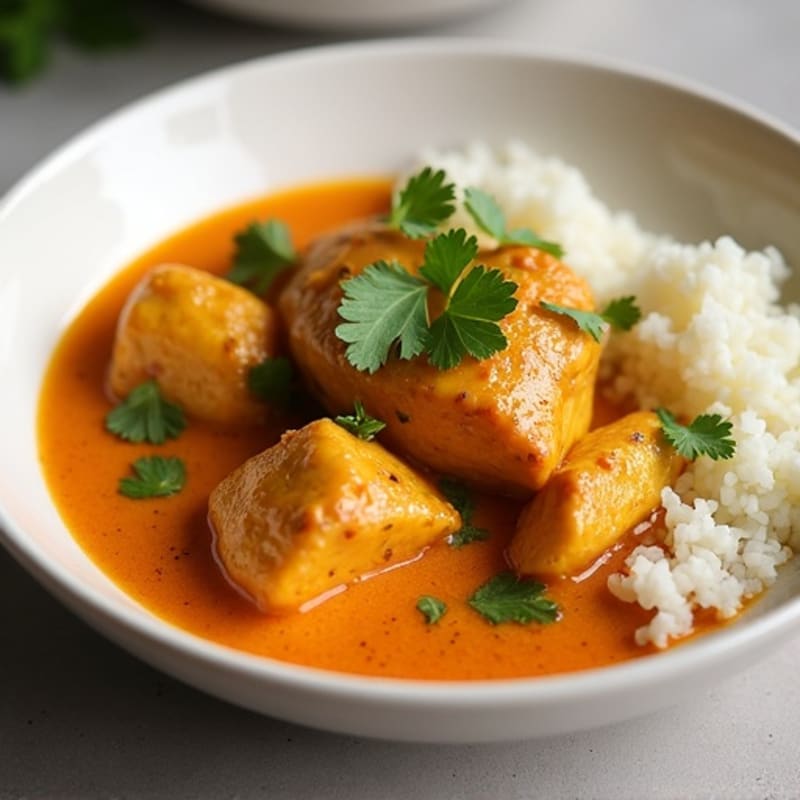 Creamy Coconut-Spiced Butter Chicken