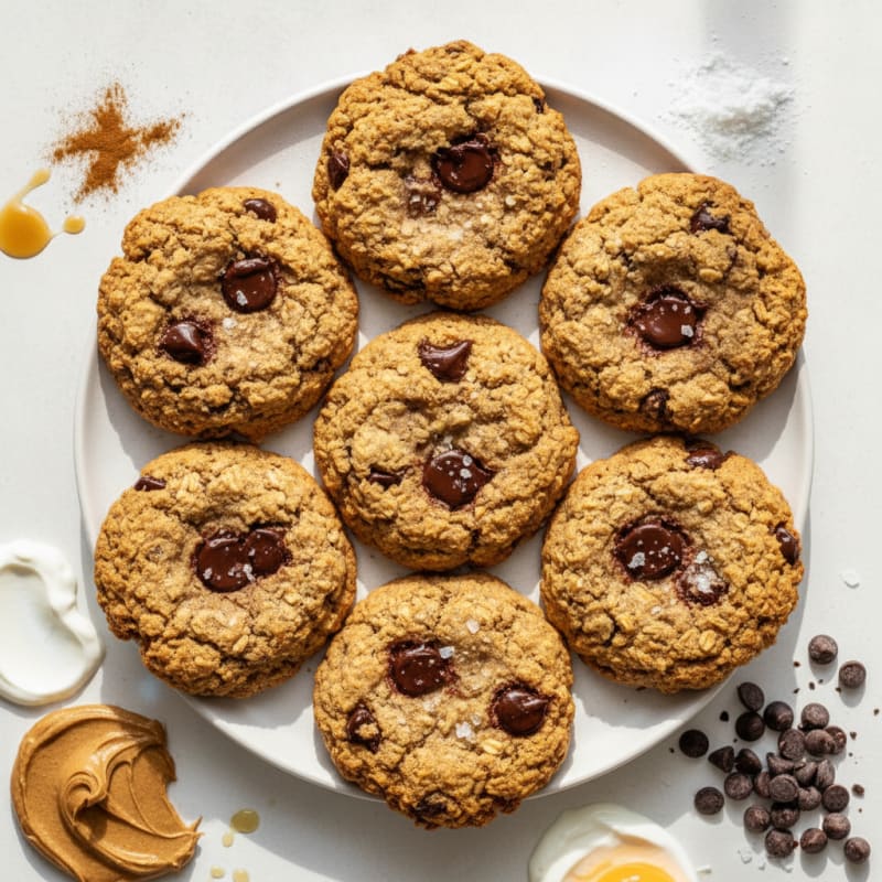 Protein-Packed Chocolate Chip Breakfast Cookies
