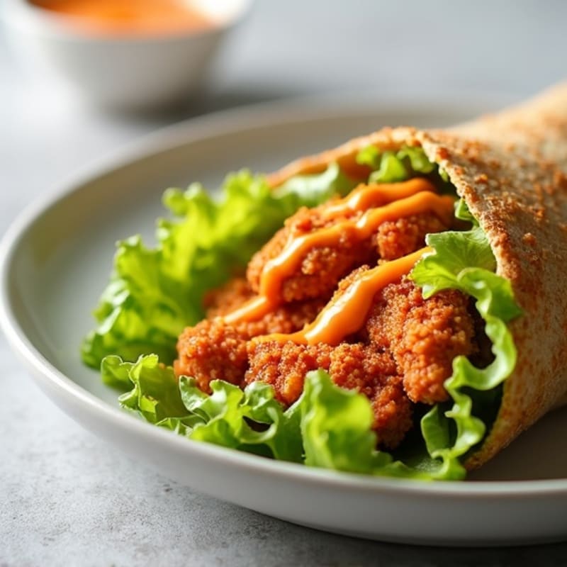 Crispy Buffalo Chicken Ranch Wrap