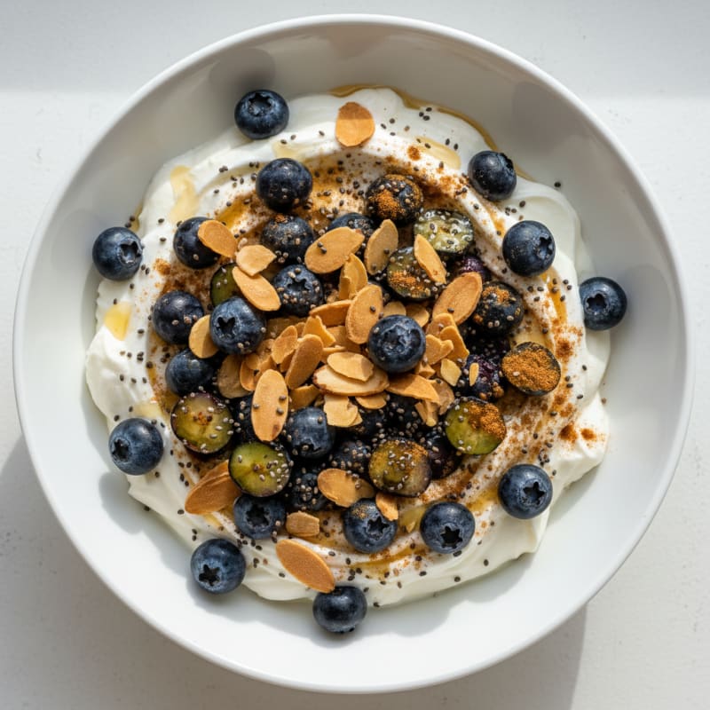 Berry-Almond Yogurt Power Bowl
