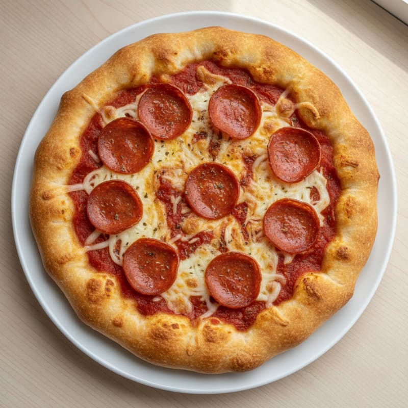 Pepperoni Stuffed Crust Pizza