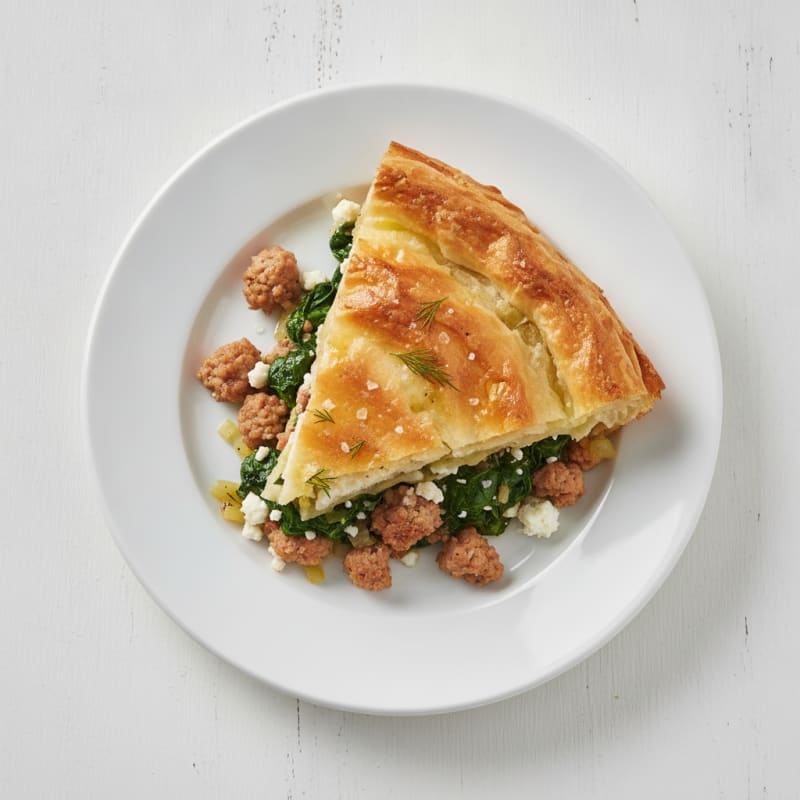 Spinach and Feta Phyllo Pie