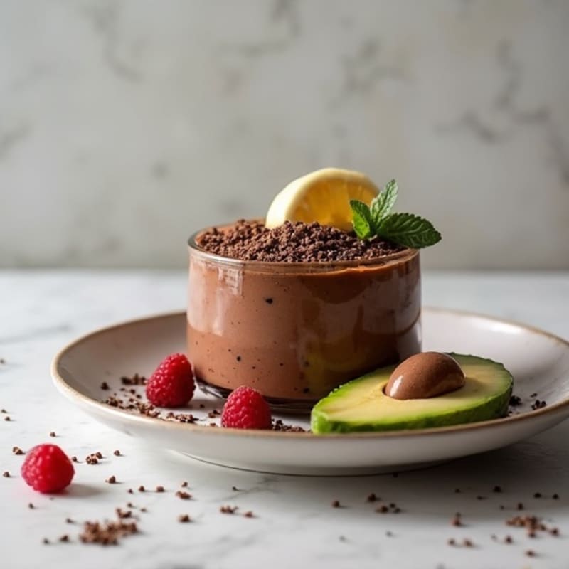 Chocolate Protein Mousse with Chia Seeds
