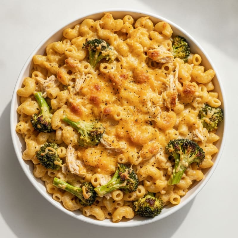 Broccoli Macaroni and Cheese Bake