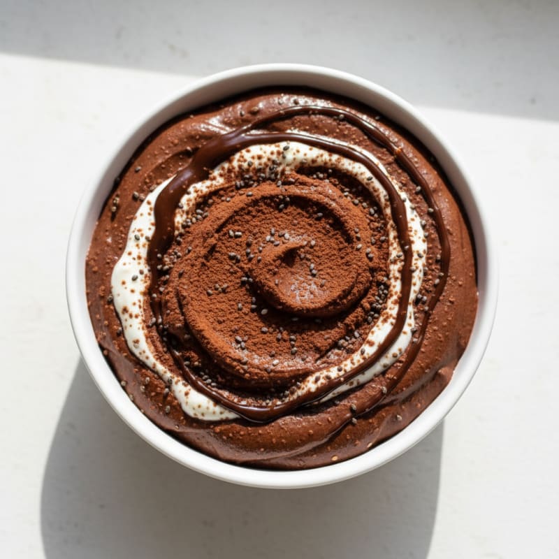 Creamy Chocolate Protein Pudding with Greek Yogurt