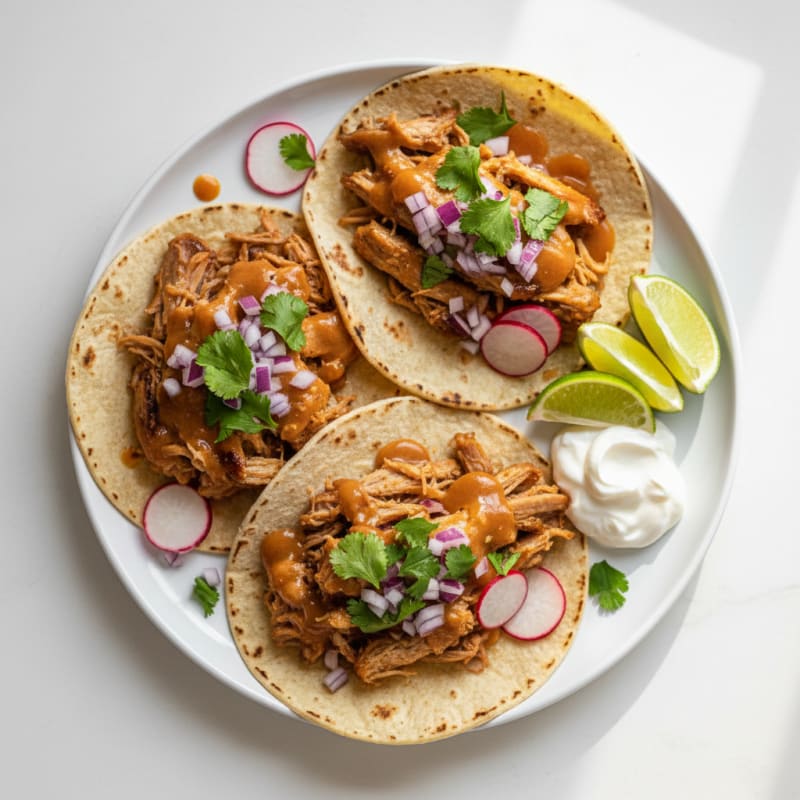 Slow-Cooked Pork Carnitas Tacos