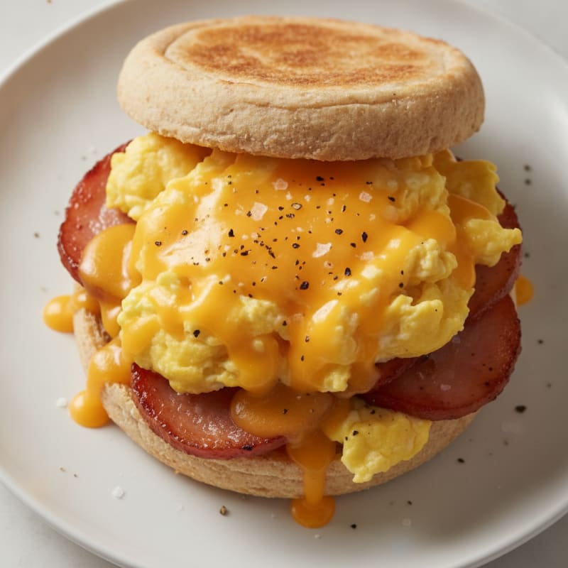 Quick Egg and Cheese Muffin