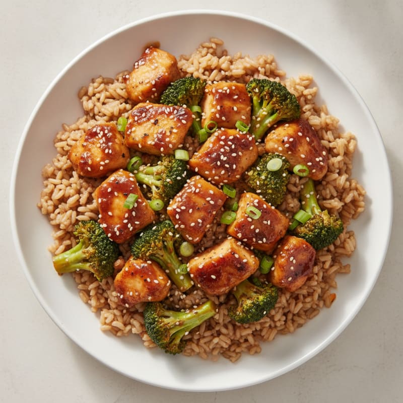 Sesame Chicken and Broccoli Stir-Fry