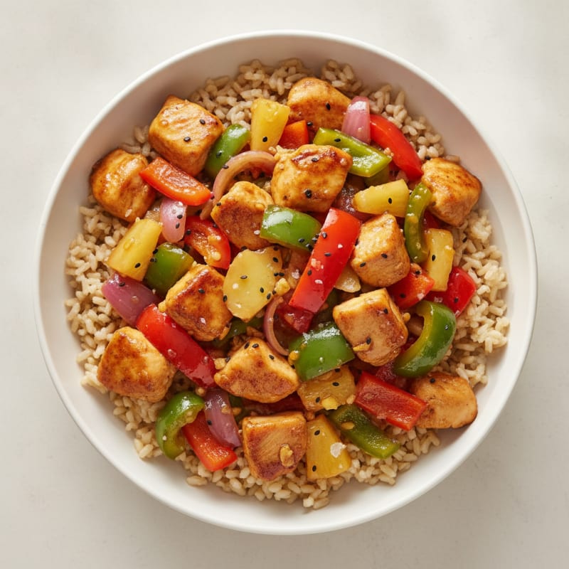 Sweet and Sour Chicken Stir-Fry