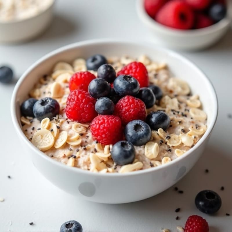 Creamy Almond Milk Overnight Oats