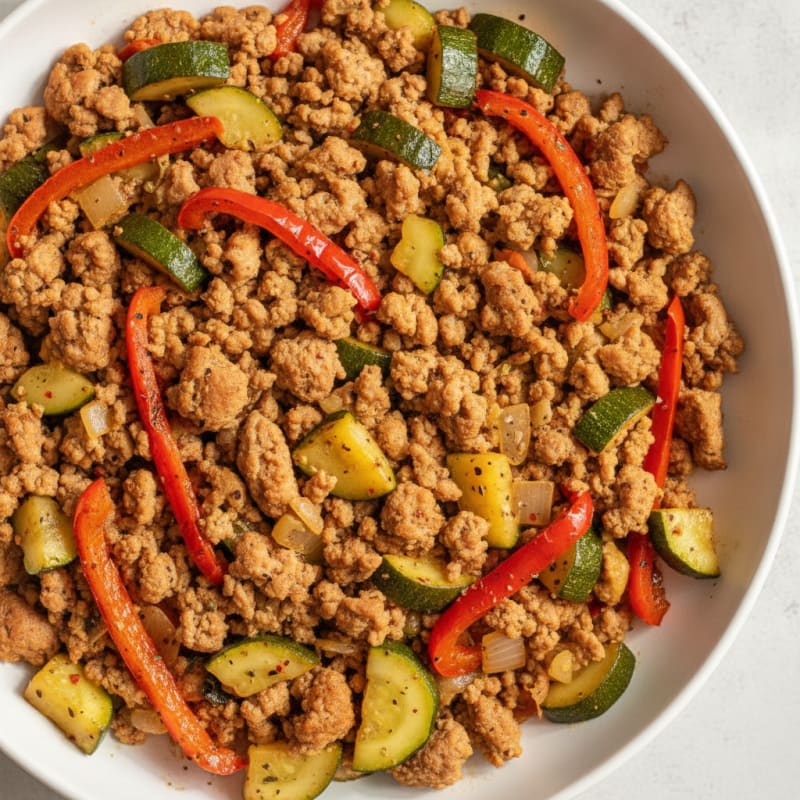Savory Turkey and Vegetable Skillet