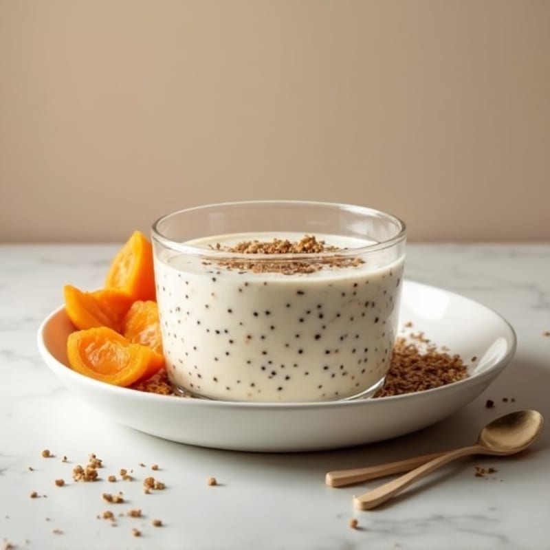 High-Protein Creamy Chia Pudding with Laban