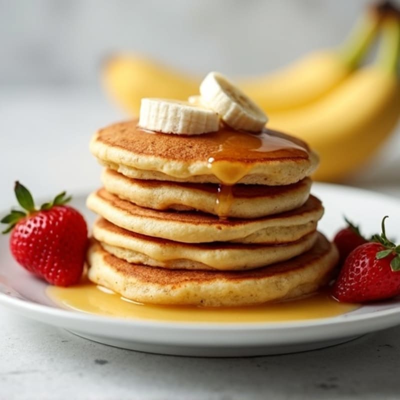 3-Ingredient Protein Banana Pancakes
