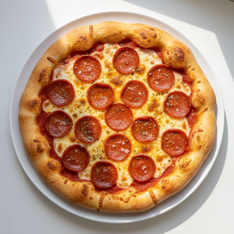 Classic Pepperoni Stuffed Crust Pizza