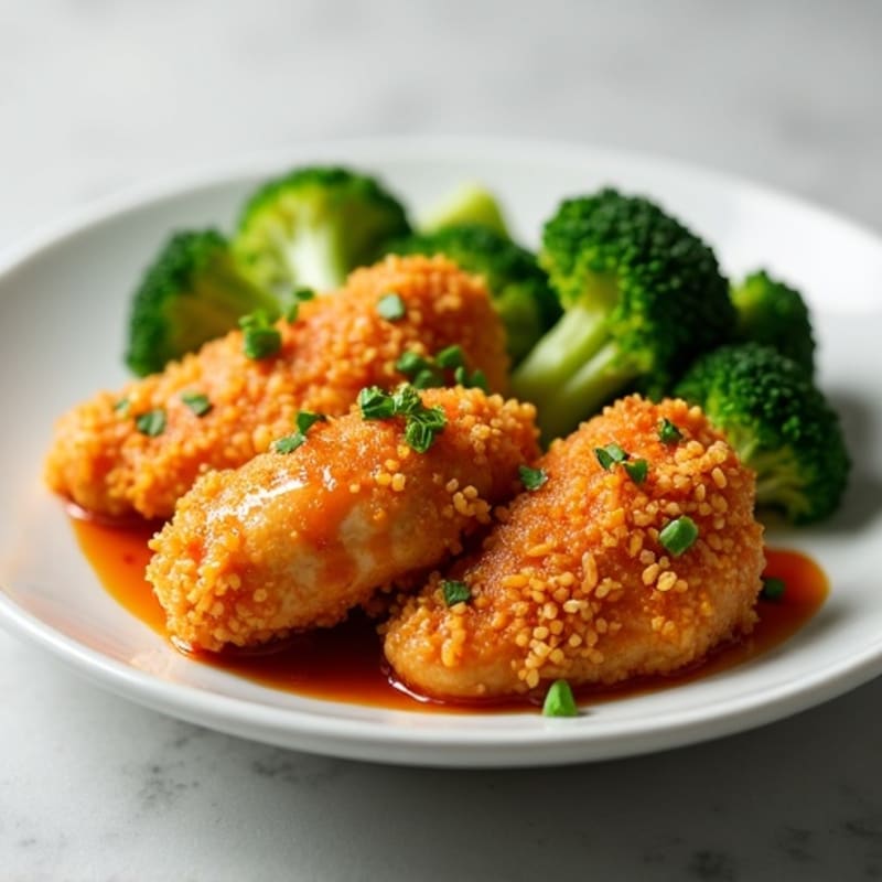 Crispy Low-Calorie Orange Chicken