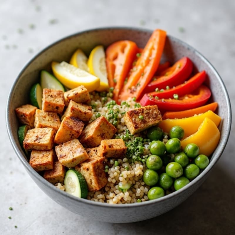 Roasted Rainbow Vegetable Buddha Bowl