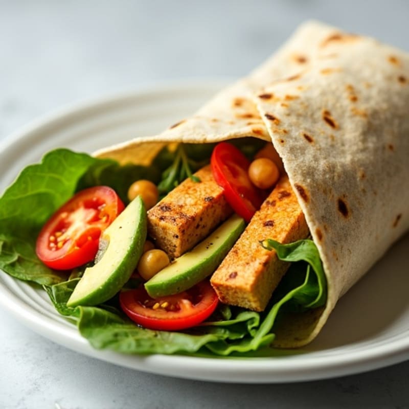 Fresh Garden Vegetable Wrap