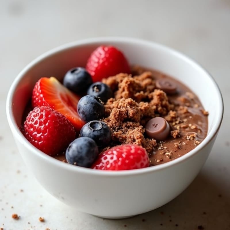 Velvety Chocolate Protein Overnight Oats