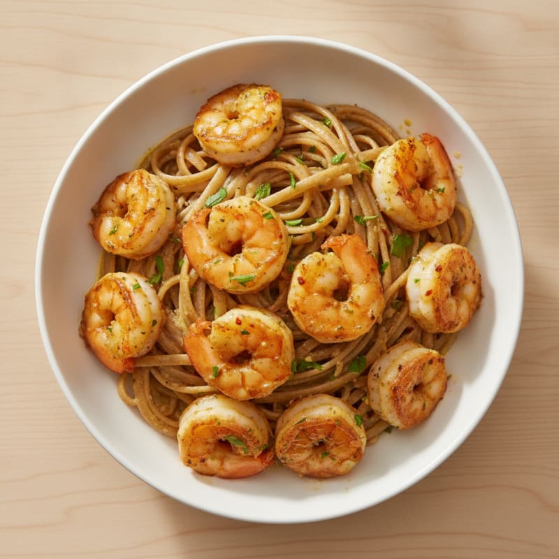 Garlic Butter Shrimp Scampi with Linguine