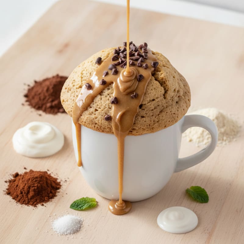 Decadent Chocolate Protein Mug Cake