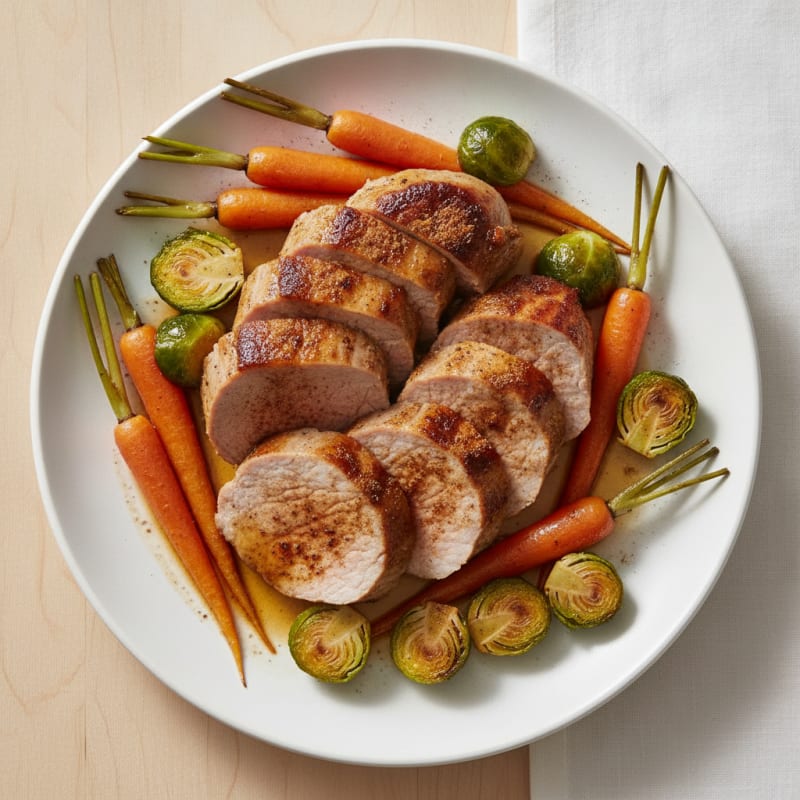 Cinnamon Spiced Pork Tenderloin
