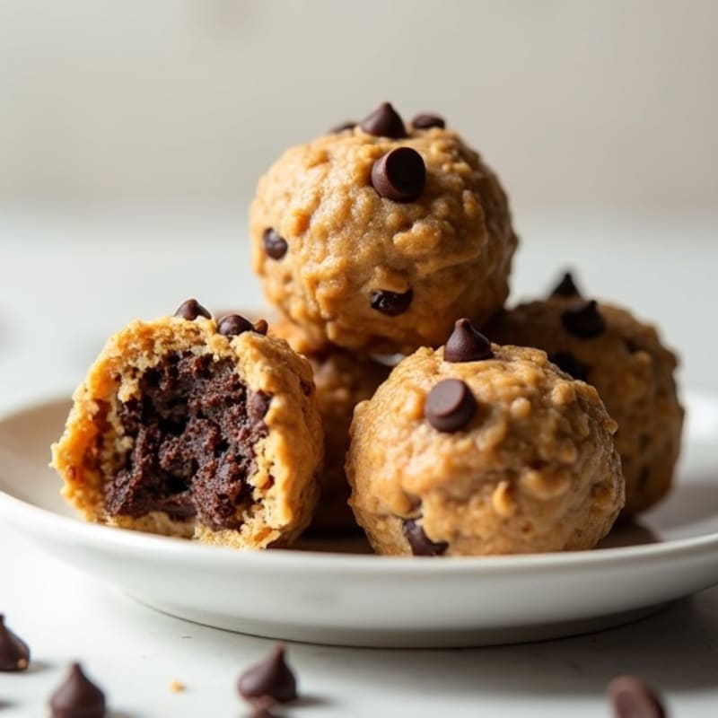 No-Bake Chocolate Chip Protein Cookie Dough Bites