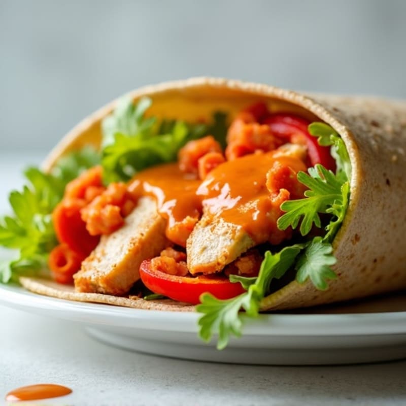 Fresh Buffalo Chicken Wraps