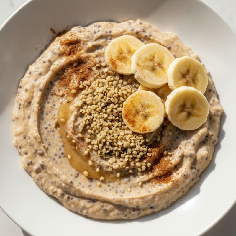 High-Protein Banana Chia Seed Pudding