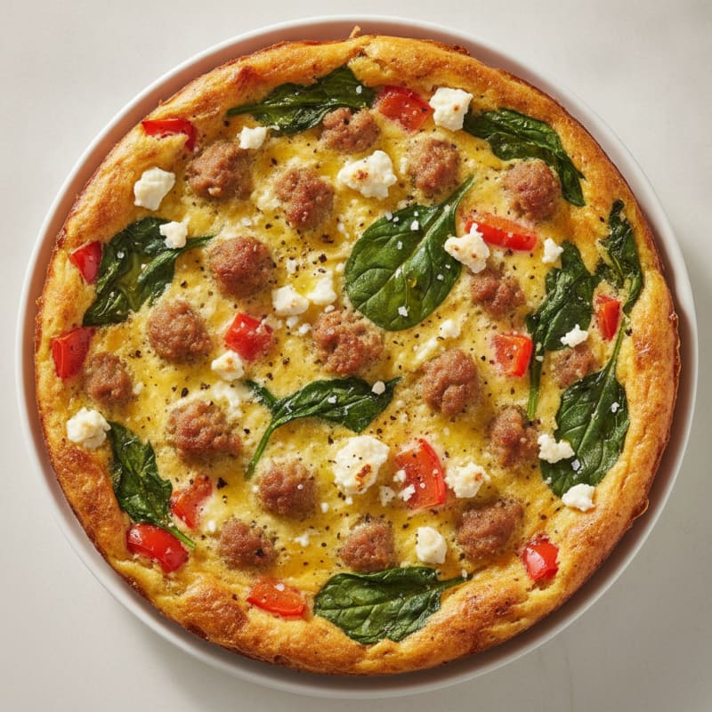 Baked Egg and Sausage Breakfast Casserole