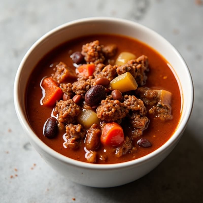 Hearty Slow Cooker Beef Chili
