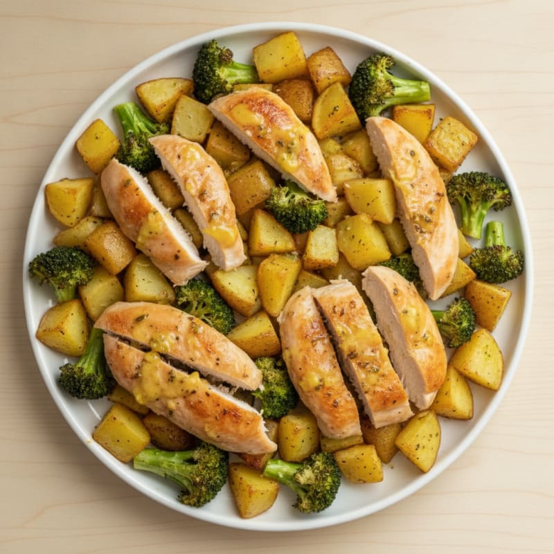 Sheet Pan Lemon Herb Chicken and Veggies