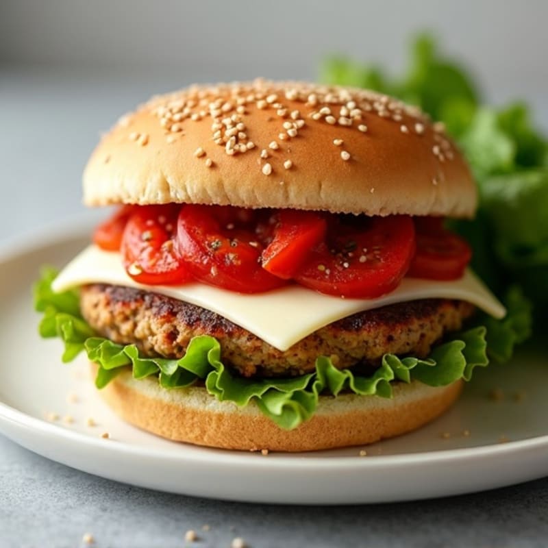 Lean Ground Turkey Burgers with Melty Mozzarella and Fresh Marinara