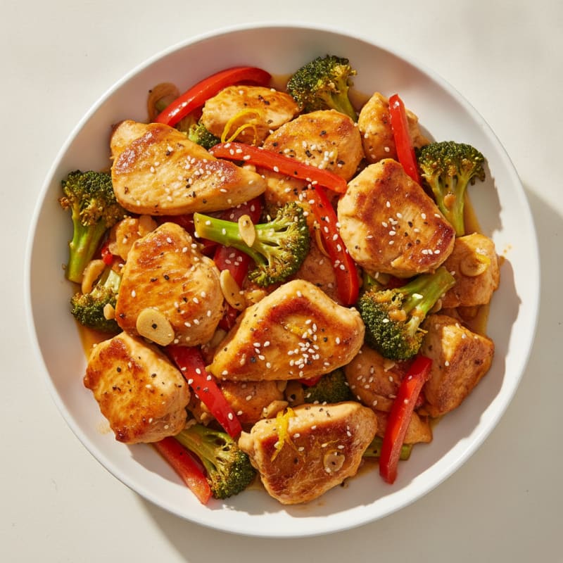 Orange-Ginger Chicken Stir-Fry