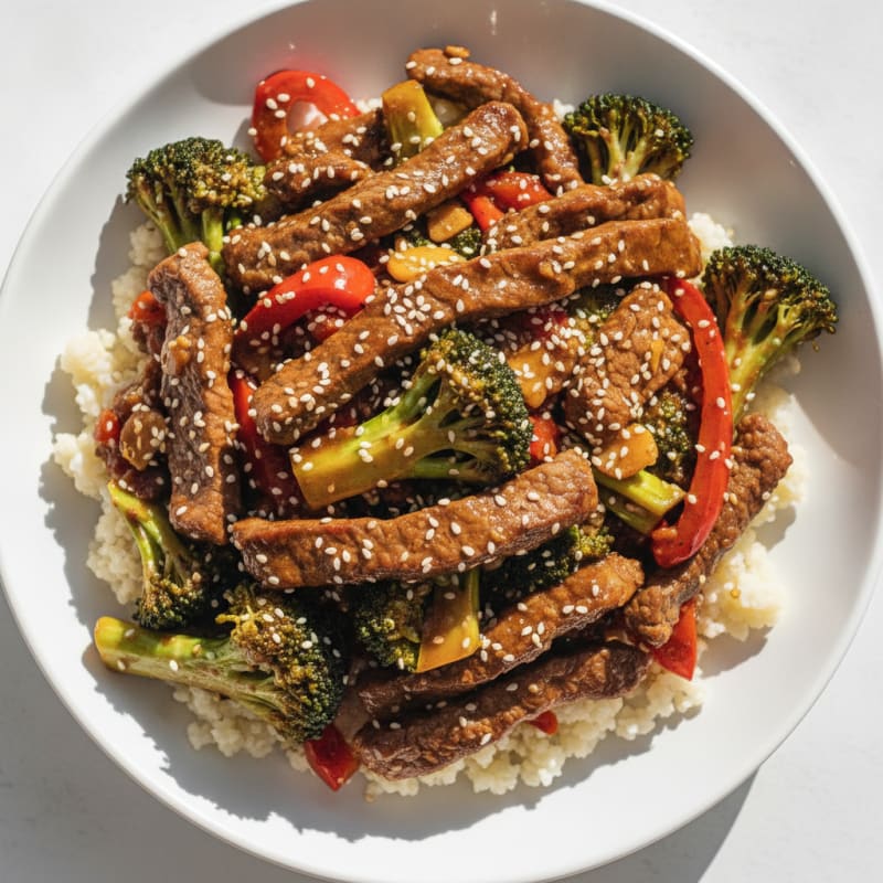 Sesame Beef and Broccoli Stir-Fry