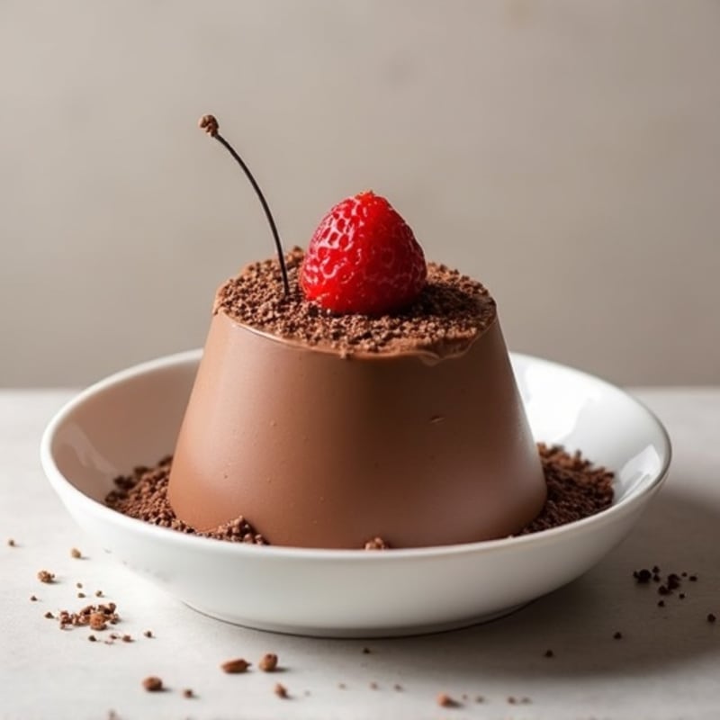 Silky Chocolate Protein Pudding