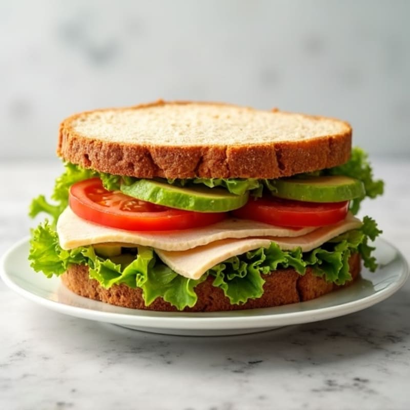Fresh Turkey Club Sandwich