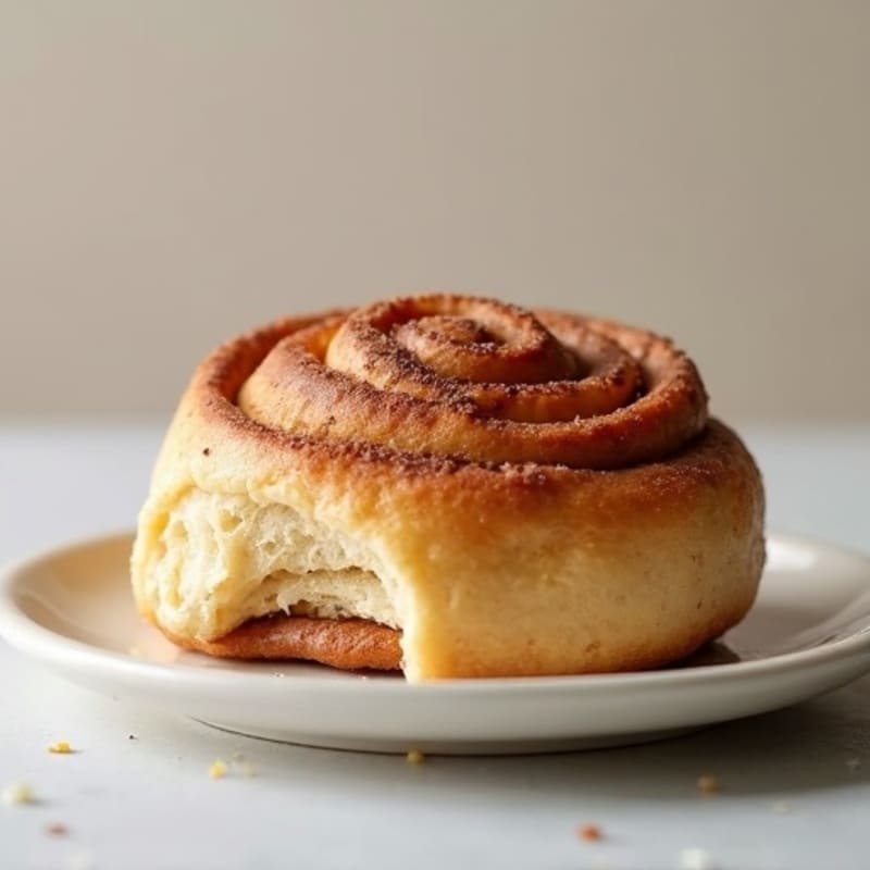 Protein-Packed Almond Flour Cinnamon Roll