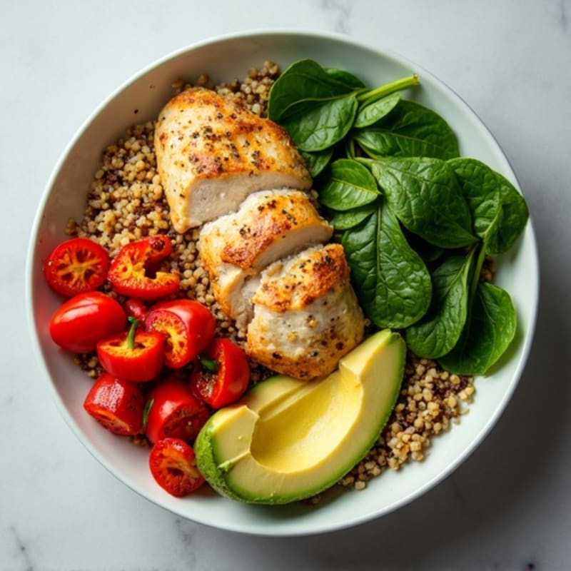 Herb-Roasted Chicken Quinoa Power Bowl