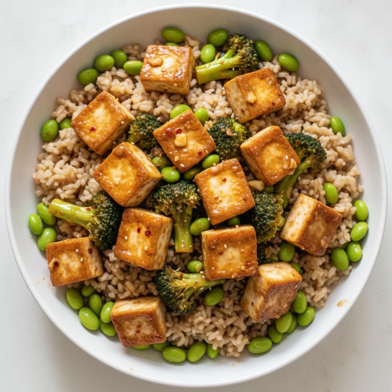 Ginger-Soy Tofu Power Bowl